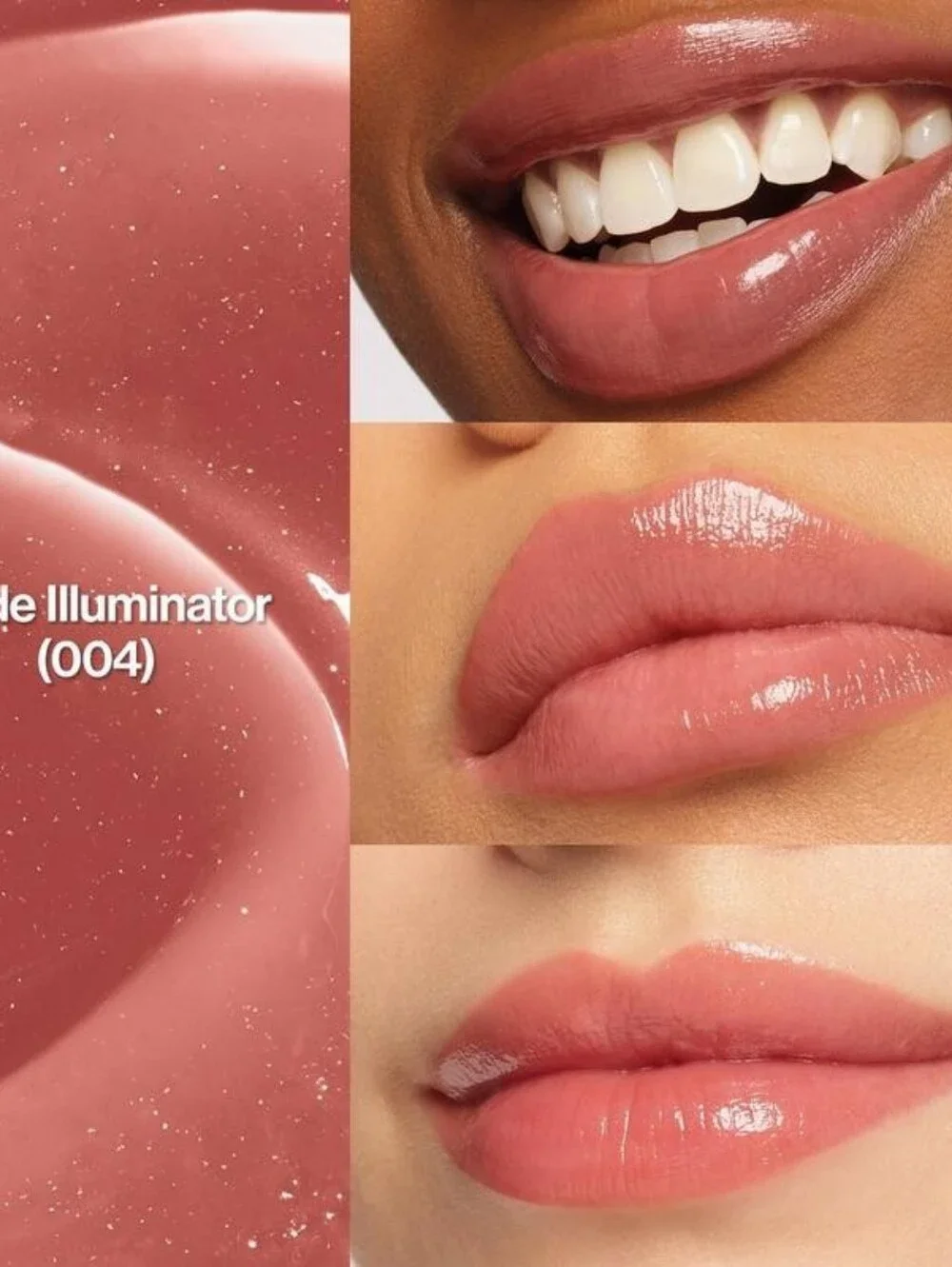 4 x Revlon Super Lustrous Glass Shine Balm, Tinted Lip Balm 004 nude illuminator